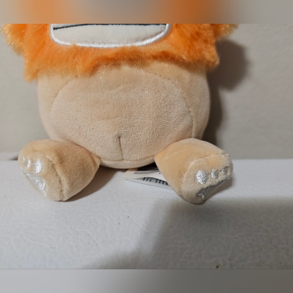 Squishmallow 3.5in Clip Shasta the orange Bigfoot with head flower - Picture 3 of 6